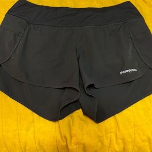 Patagonia running shorts black